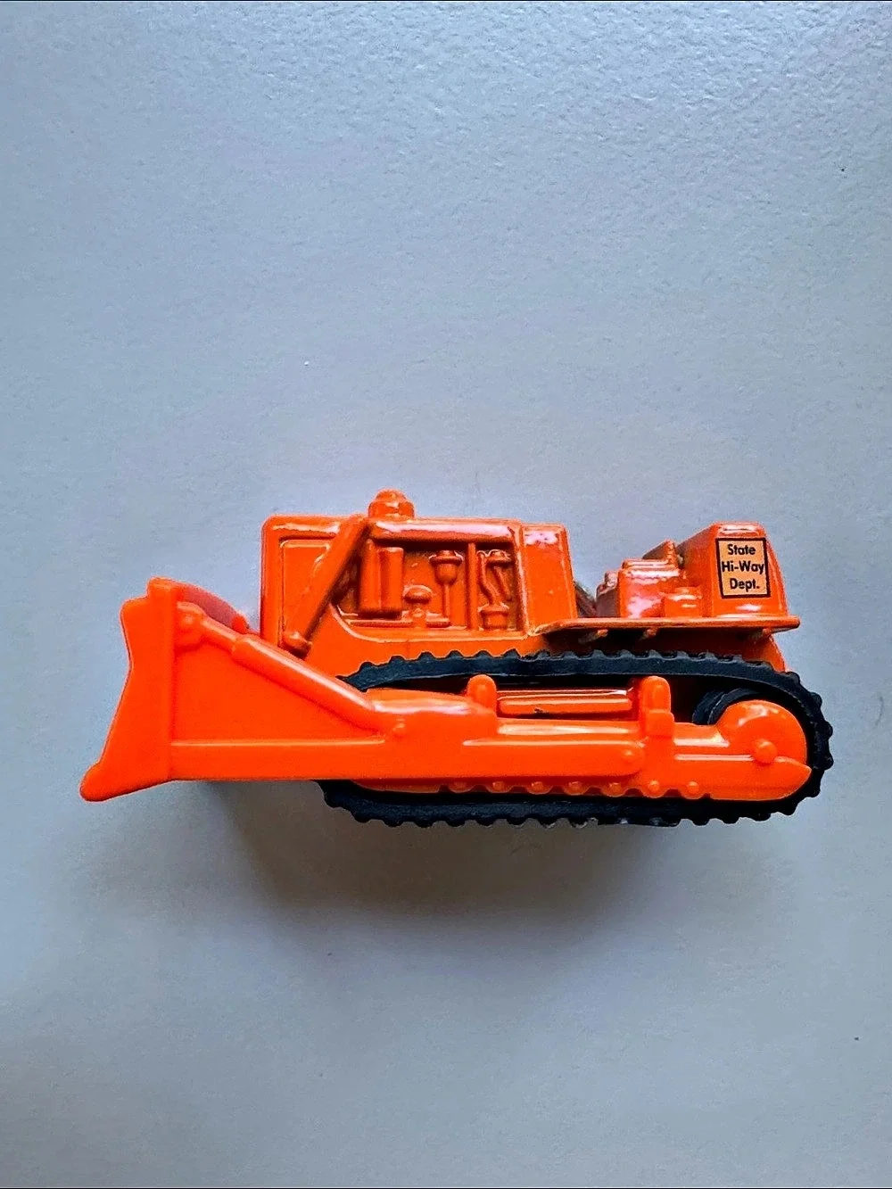 Tonka State Hi-Way Dept. Bulldozer Orange Construction Vehicle